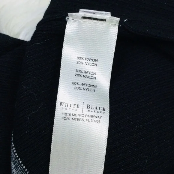 WHBM B&W Polka Dot Half Sleeve Sweater - S - Picture 11 of 12